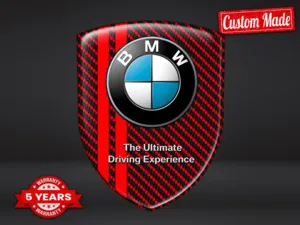BMW Emblèmes Entreprise Auto Résistants Qualité Universel
